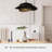 Hunter Hiro 1 Light Extra Large Pendant Ceiling Light Fixture-114532209-114532211