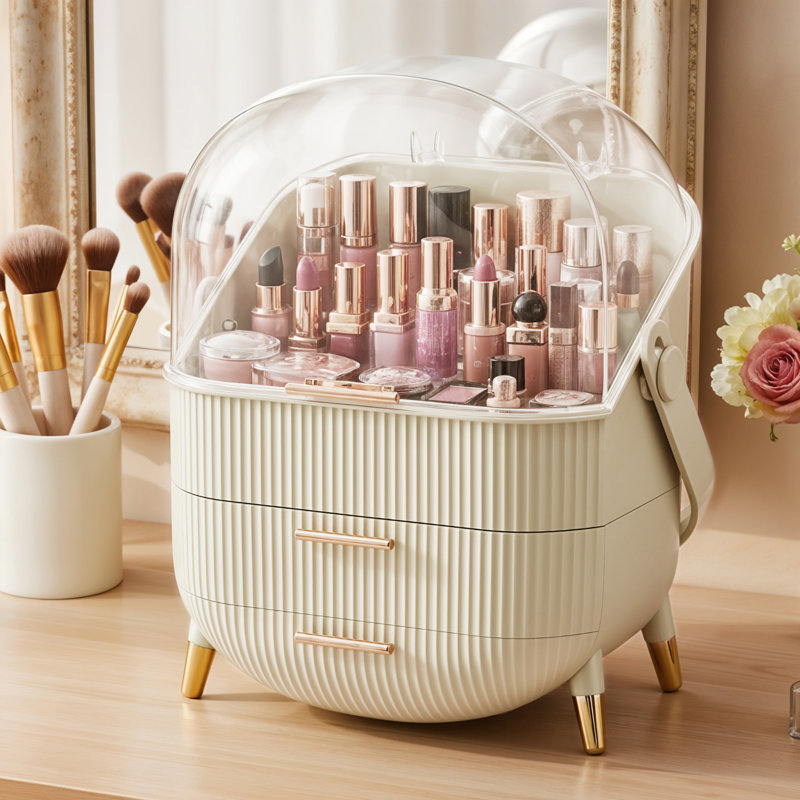 Plastic Makeup Organiser
