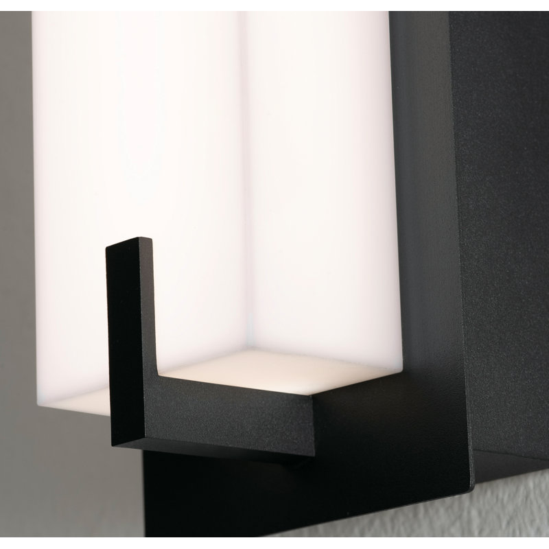 Sinclair - applique murale DEL 18 po - noir, 18 W, Noir
