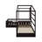 Wood House Bed, Solid L Structure with Fence and Slatted Frame for Sturdy Support and Elegant Design-957010156