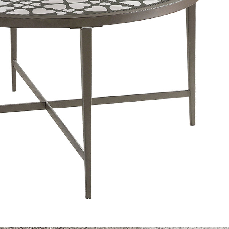Table basse Olwen au fini blanc