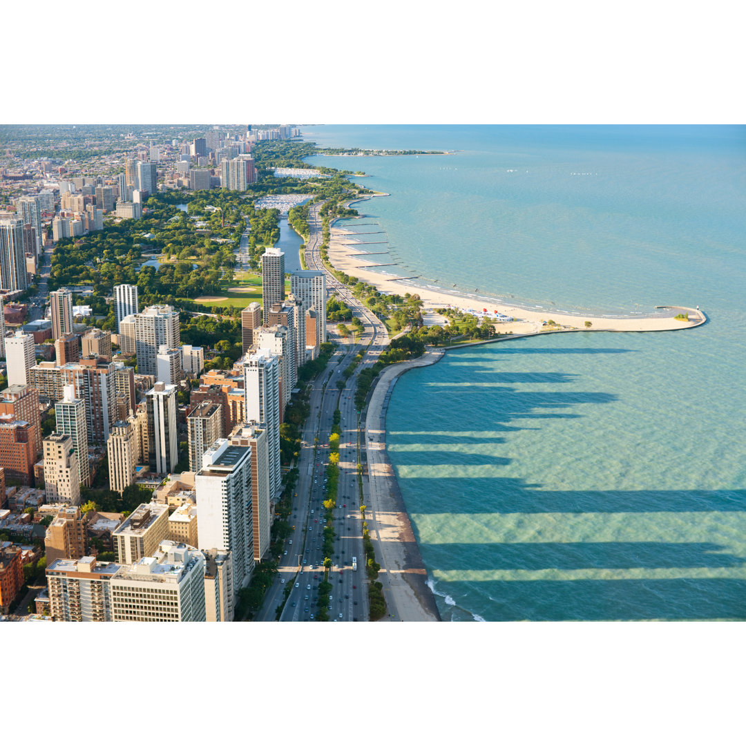 View of the Chicago from Hancock Center by Sergiyn - Wrapped Canvas Photograph