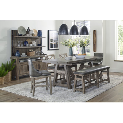 Kinleigh 8 - Person Four Leg Dining Set