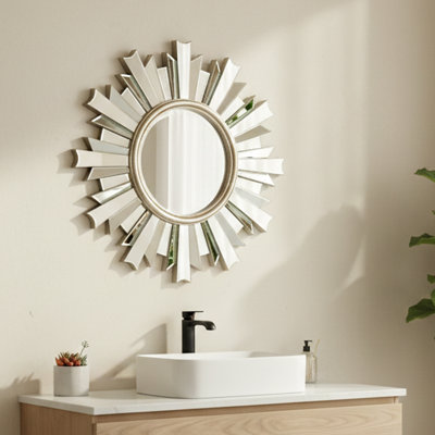 Miroir mural 25,59 "Sunburst