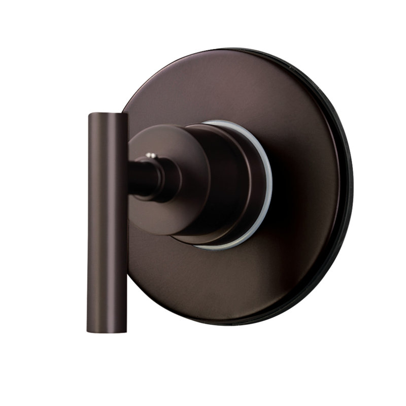 Kingston Brass Manhattan Single-Handle Wall Mount Three-Way Diverter Valve with Trim Kit, Oil Rubbed Bronze