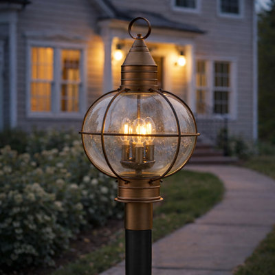 Cape Cod 23.75" Outdoor 4-Light Post Mount Lantern (Post Sold Separately)