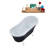 59.1'' x 27.6'' Freestanding Soaking Acrylic Bathtub-76223192-90752803
