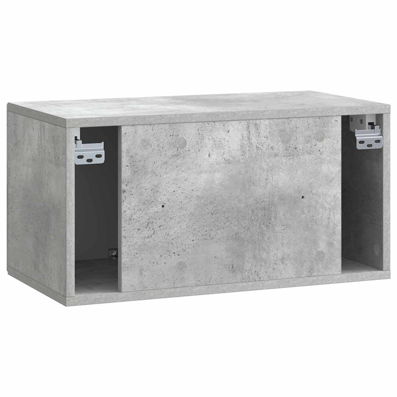 TV Stand, 30cm H x 59.5cm L x 31cm W, Light Grey