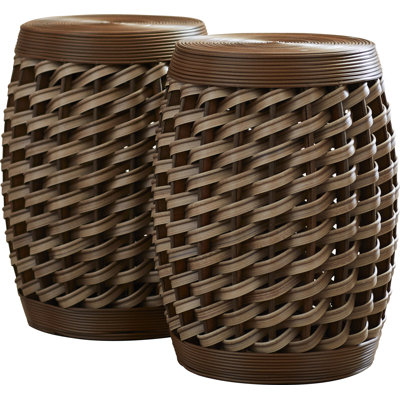 Ensemble de tabourets de jardin Laskey