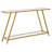 132.08cm Glass Top Console Table-2062670271