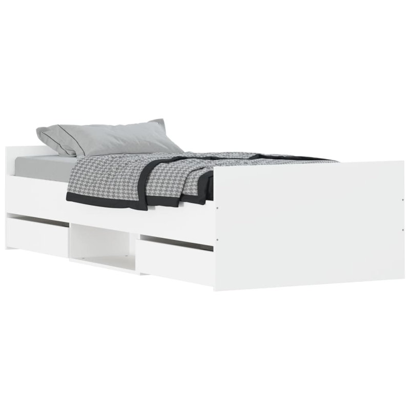Addylen Storage Bed, Single (3'), White