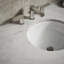 16-1/4 In. Round Undermount Bathroom Sink, No Overflow-1427120794