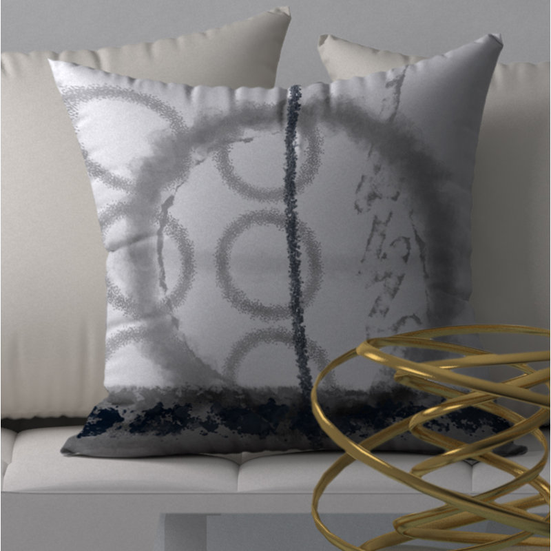 Housse de coussin décorative carrée en épinette luxueuse, H 18 po x l 18 po