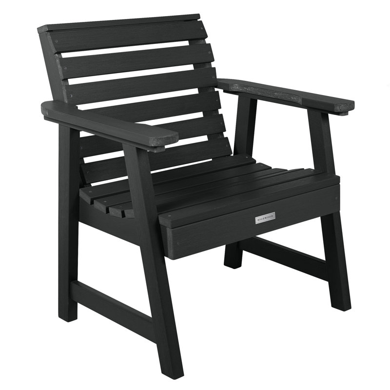 Anette 4 - Person Patio Conversation Set, Black