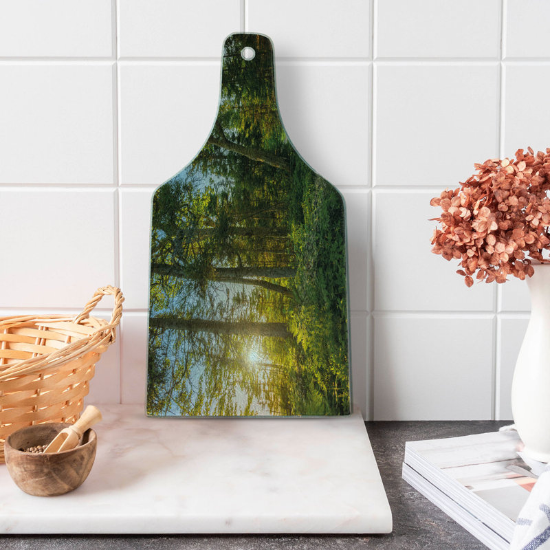 Planche à découper en verre trempé Ambesonne