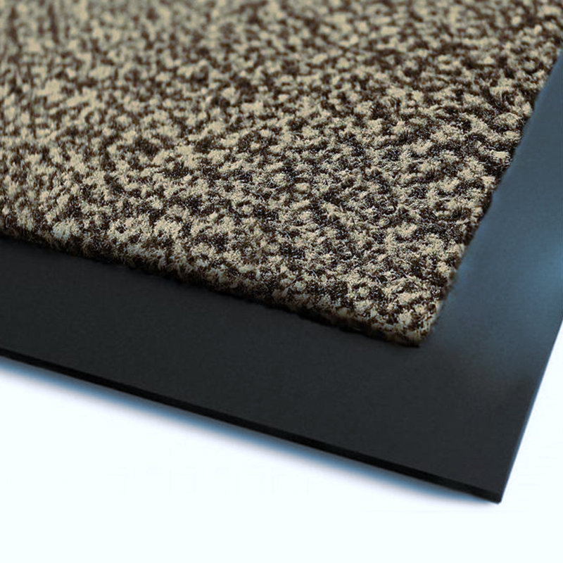 Javione Non-Slip Indoor Doormat, Beige/Black, 90cm W x 600cm L