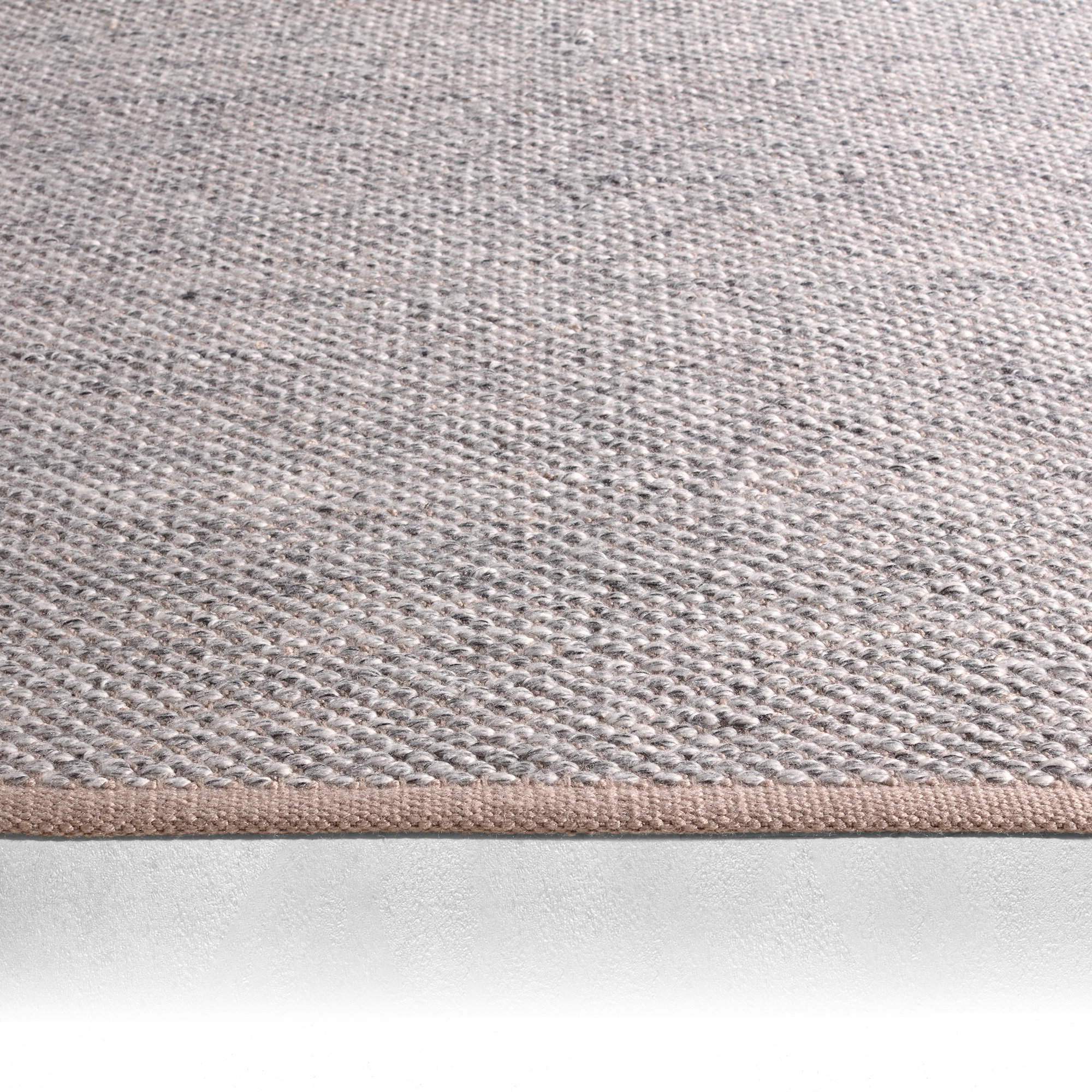 Gramercy Handmade Performance Taupe Indoor/Outdoor Rug, Runner 3' x 10'