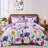 8-Piece Floral Reversible Comforter Set, Soft Microfiber All-Season Complete Bedding Set-122815381-122815385