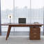 Bureau en bois de noyer massif-1182834603