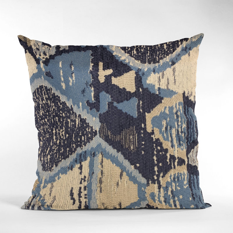 Hidden Seas Abstract Pillow, 12" x 20"