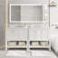 Ensemble de meuble-lavabo double 36 "avec miroir-82392969
