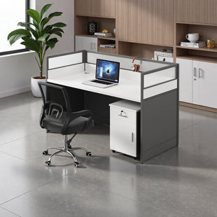 Rectangle 1 Person Benching Workstation with Cabin