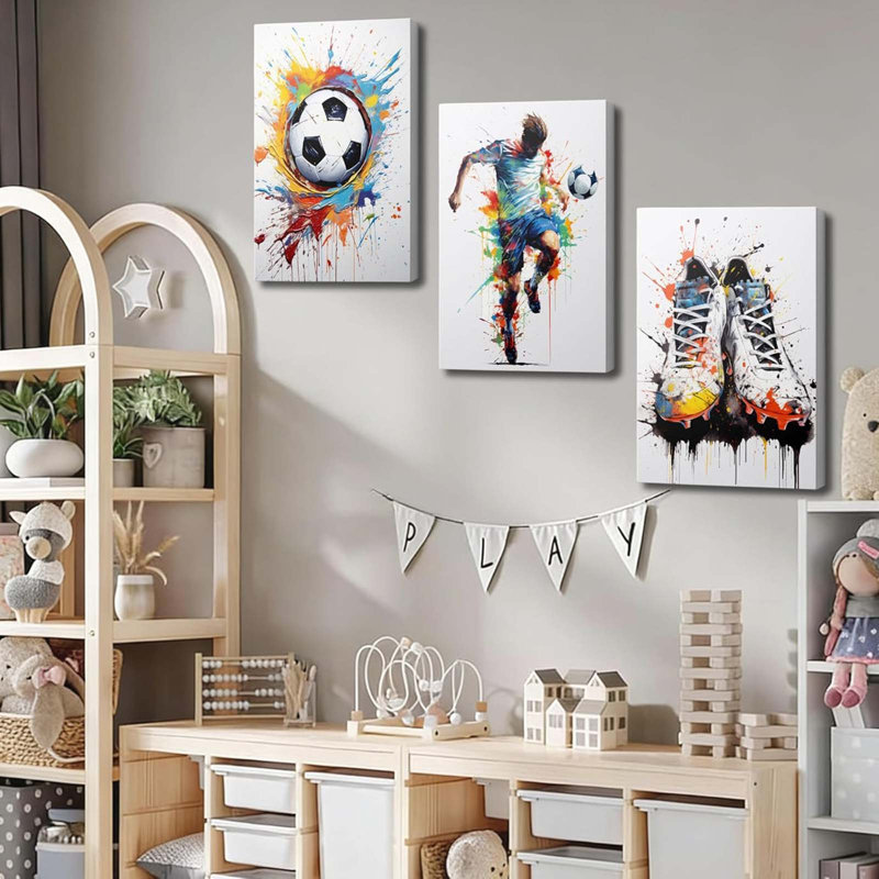 3 Piece Wrapped Canvas Wall Art