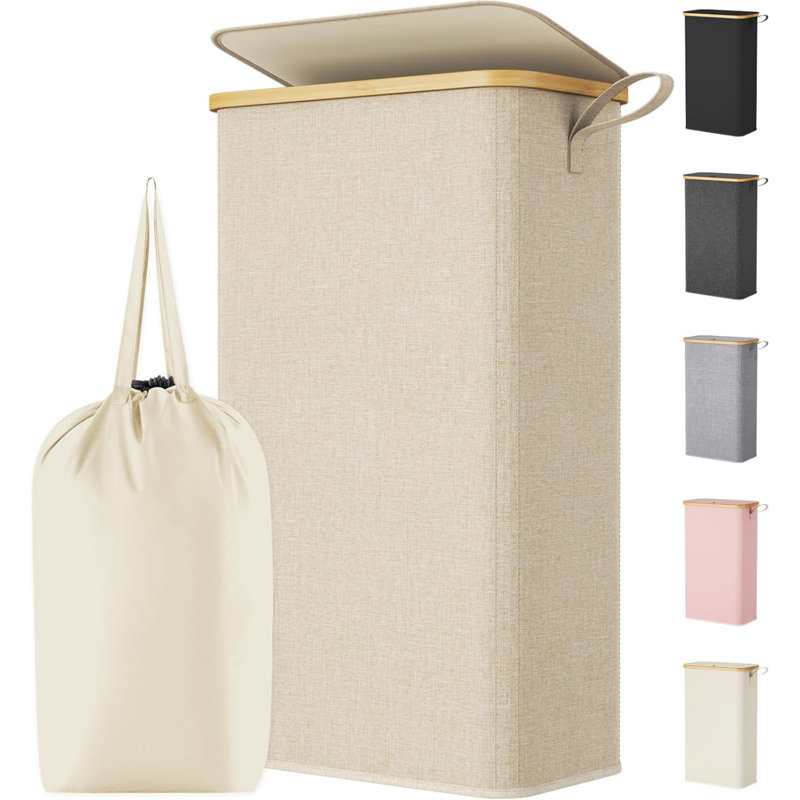 Polyster Laundry Cart, Beige