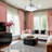 42" Silver Ceiling Fan With 5000cfm & Tri-color Dimmable Led, Adjustable Downrod For 13-20ft Ceilings
