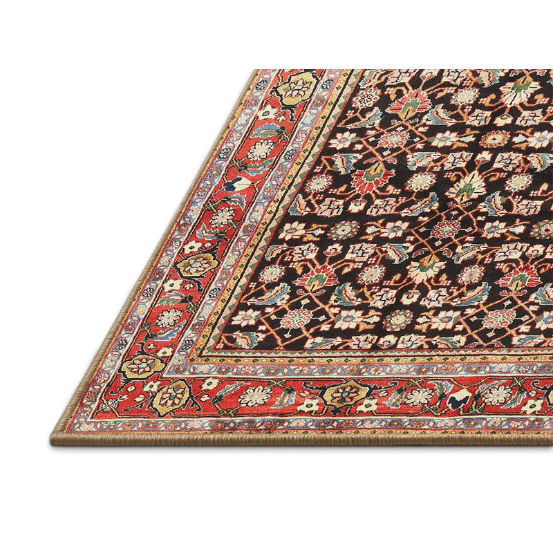 Haleemah Oriental Indoor Rug, Round 5'