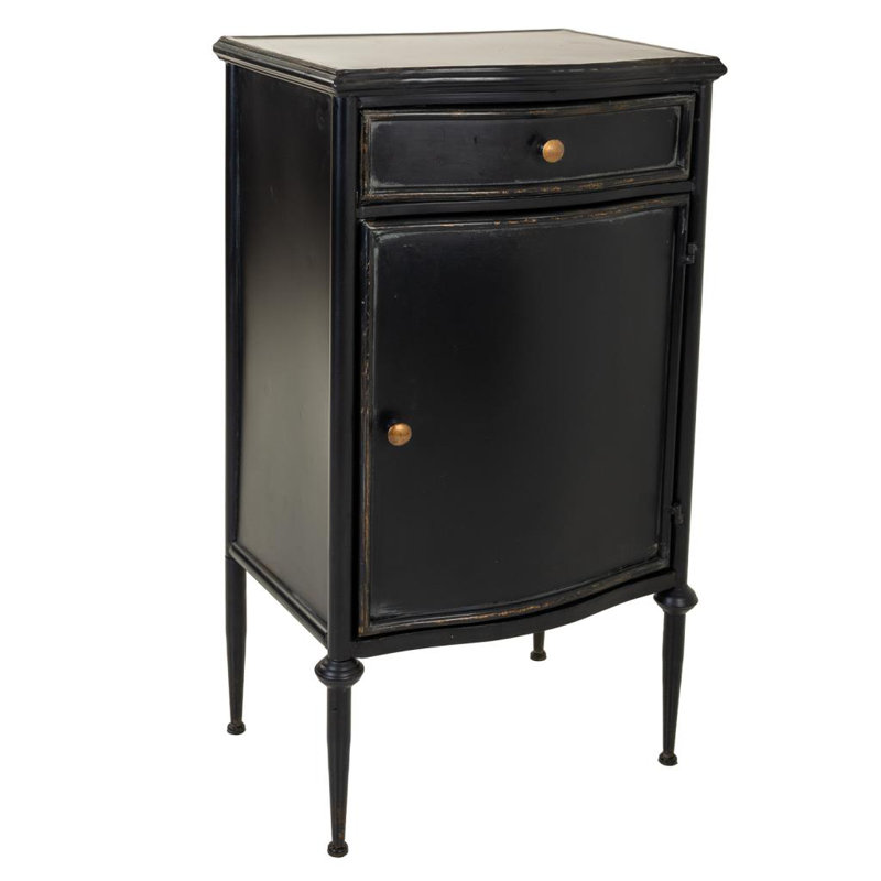 Jermaine Steel 46.5cm W 1 - Drawer Chest of Drawers