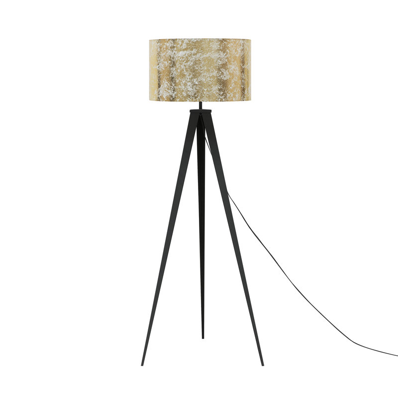 Ringgold 156cm Black Tripod Floor Lamp