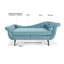 Chaise longue avec accoudoirs à volutes-2001110433