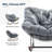 Jozzel Metal Rocking Chair-575825196