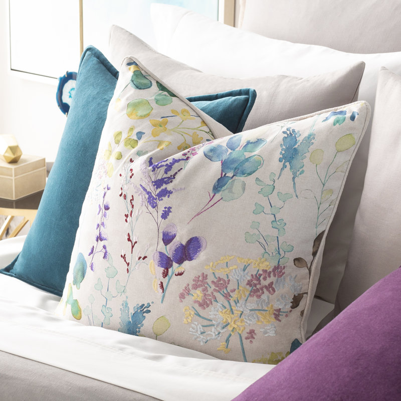 Rea Throw Pillow in , No Fill, 22" x 22"