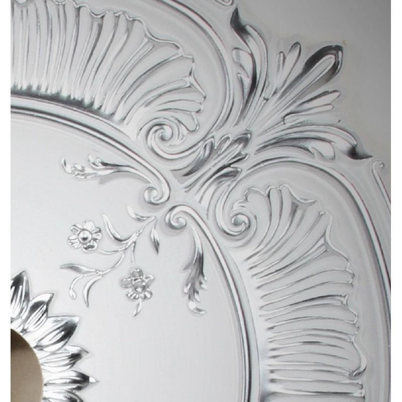 Médaillon de plafond, Blanc
