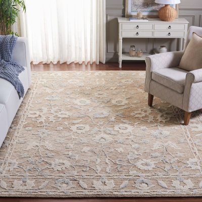 Tapis Marquee 502 de couleur rouille / bleu