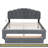 Teddy Fleece Queen Size Upholstered Platform Bed With Drawer-2135583221