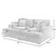 Bentura Echavarria 213.4Cm Recessed Arms Modular Sleeper-1230151086