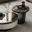 Table basse ronde en pierre micro-cristalline-110943648