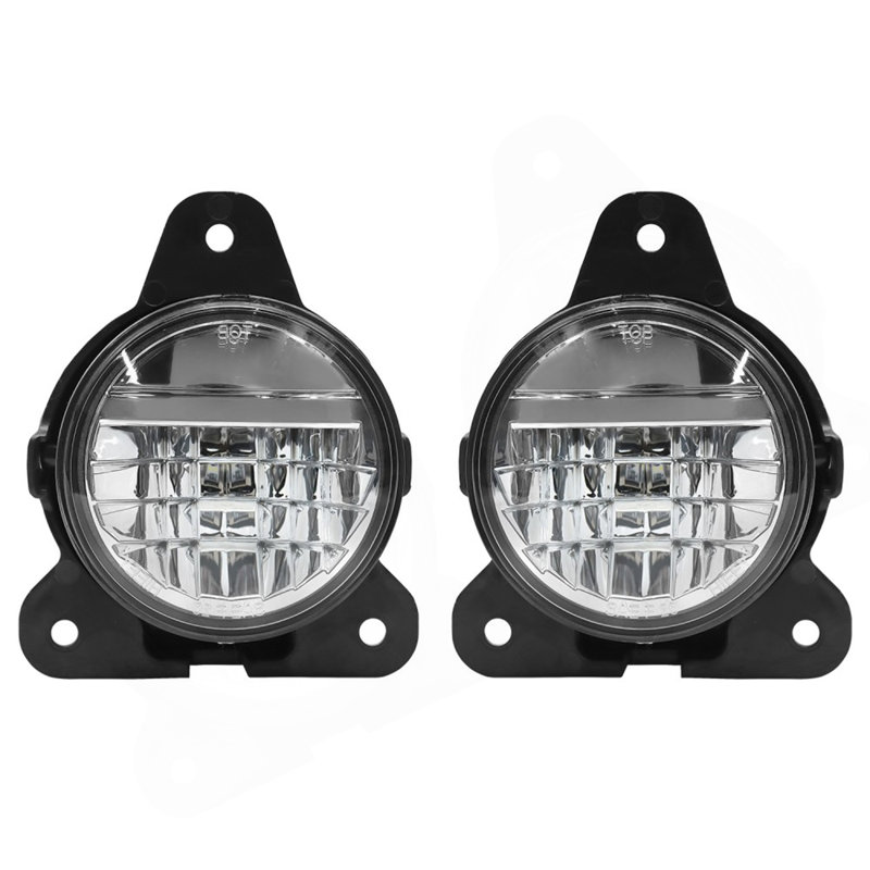 Phares antibrouillard à DEL chromés compatibles avec le modèle VNR VNR300 VNR400 VNR640 2018-2020