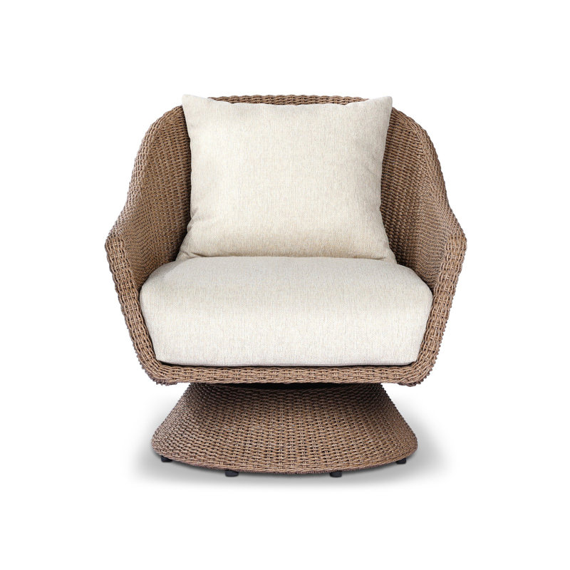 KOE Outdoor Lounge Chair, Faux Dark Hyacinth, Ellor Beige