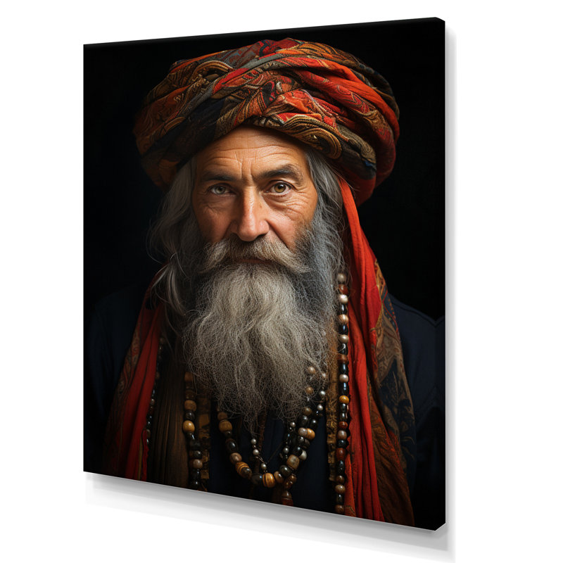 «Lambart Hebrew Spiritual Portrait I», reproduction d'art sur toile, H 44 po x l 34 po x P 1,5 po, Toile tendue