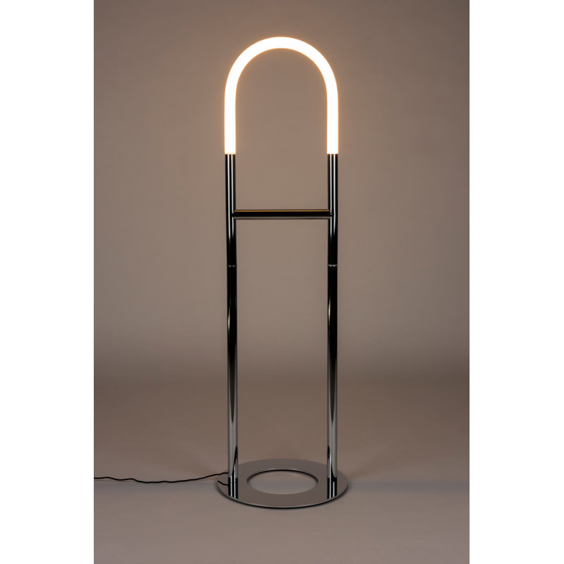 Lampe sur pied arquée