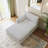 Bentura Oversized Upholstered Sea Salt Grey Corduroy Modular Chaise Lounge with Armrests & Throw Pillows-257373545-210562815
