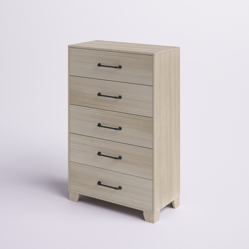 Commode 5 tiroirs Aletia
