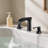 Roman Tub Faucet 3 Hole Zinc Alloy Waterfall Bathtub Faucet with 2 Handles