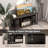 Tv Stand With Power Outlet Usb & Type-c Port 3-tier Tv Console Table Grey