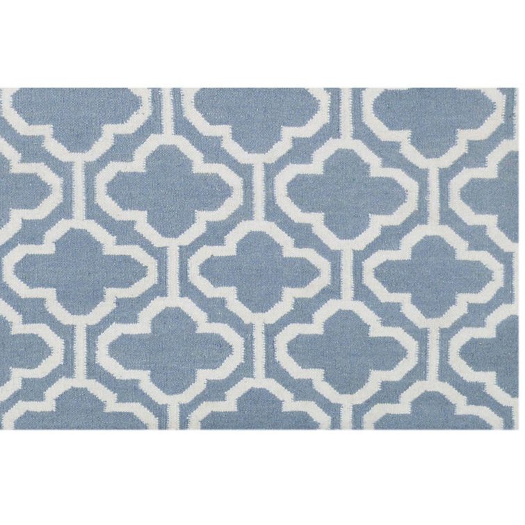 Penelope Geometric Wool Hand Woven Area Rug