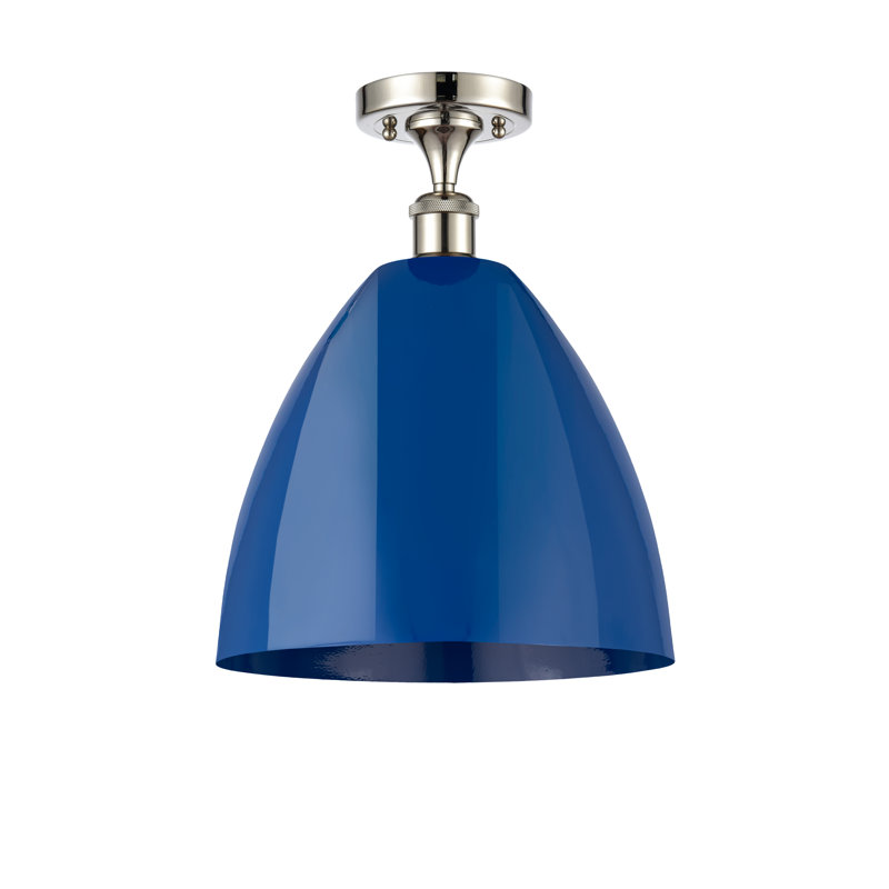 Semi encastrement, Bleu, Nickel poli